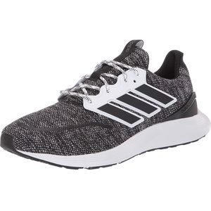 Black and white mens energy falcon adidas running shoes size 7.5